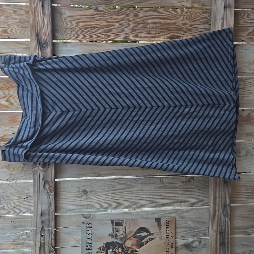 Old Navy, Grey/Black, ankle length, roll waistband, Maternity stretch Skirt